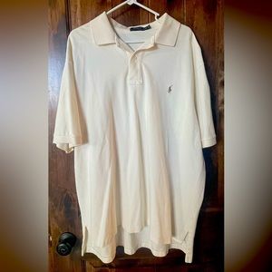 Polo Ralph Lauren 2XB Big creme color Men's Shirt